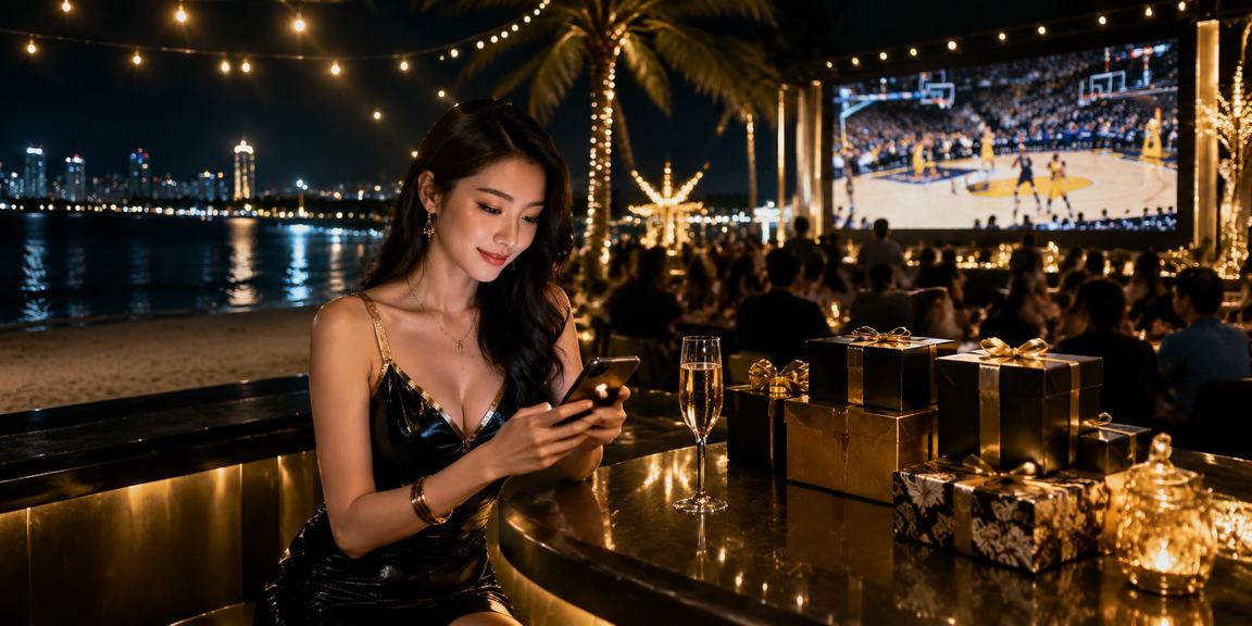 Người chơi Hà Nội theo dõi kèo bóng rổ tại chợ đêm với giao diện cá cược di động