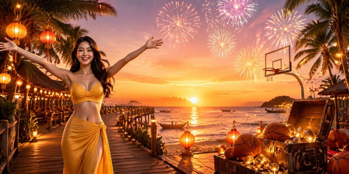 Người xem cá cược bóng rổ tại chợ đêm Phú Quốc với màn hình hiển thị tỷ lệ kèo